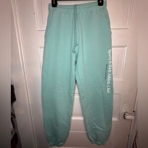 Sporty & Rich “Stay Active, Drink Water” Joggers